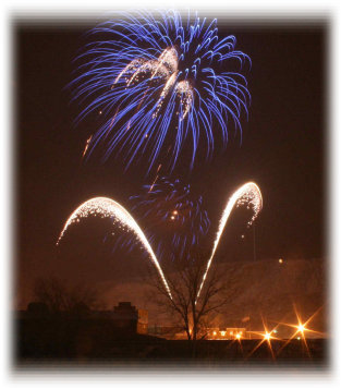 Medora Old Fashioned Cowboy Christmas Fireworks